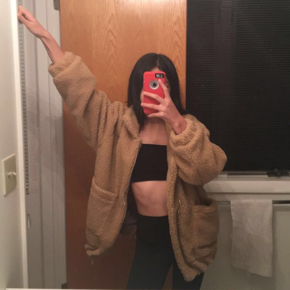 I.AM.GIA Teddy Jacket Coat Dupe